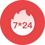 7*24小时支持